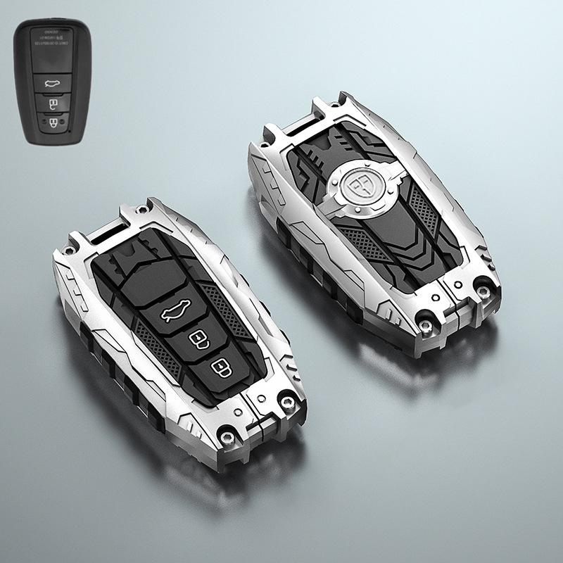 Zinc Alloy Car Key Cover Case For Toyota Bz3 Asia Dragon Car Shell Yize C-Hr Prado Sienna Crown Kluger Harrier
