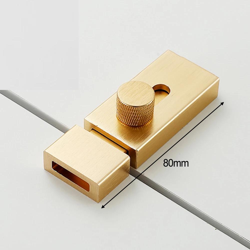 Încuietoare ușii Încuietoare fără perforare Suruburi glisante de ușă Încuietoare de securitate antifurt Din aliaj de aluminiu Încuietoare ușii de toaletă Feronerie pentru poartă