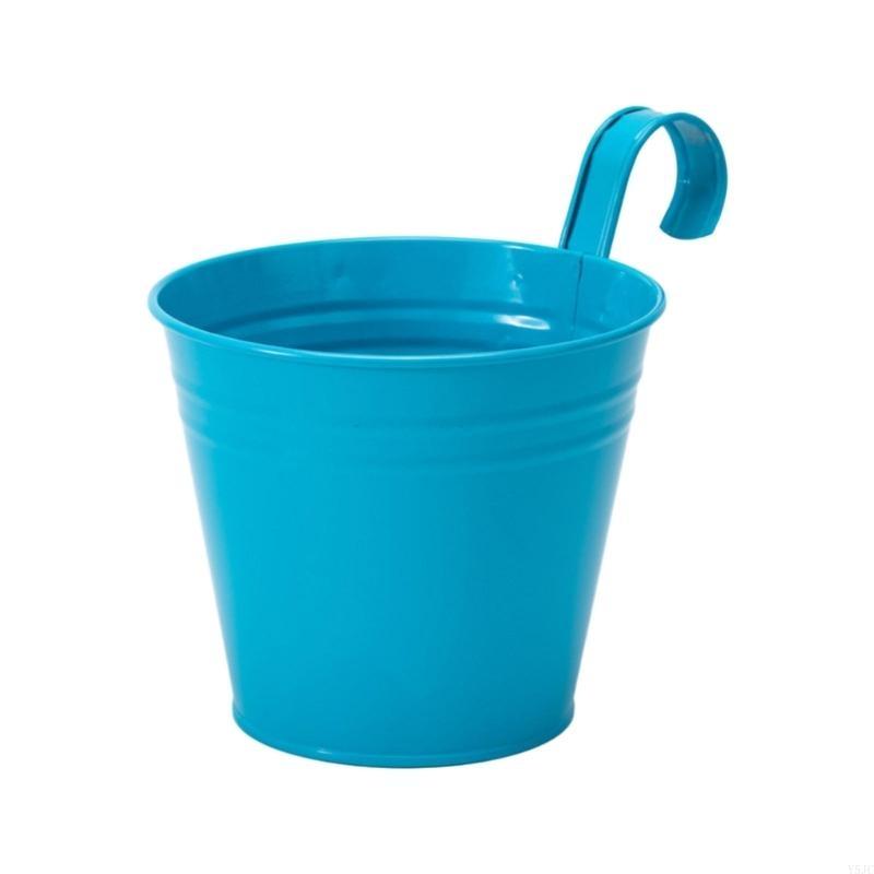Y5JC Wall Mounted Potted Plant Flowerpot Garden Wall Hanging Planter Detachable Hook Small Flower Container Wall Decoration