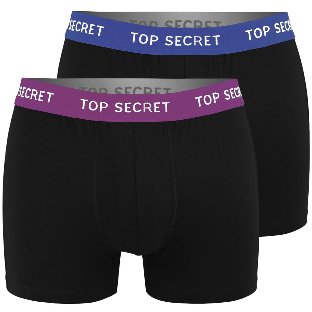 TOP SECRET Men' Boxer Shorts 8 Pack Cotton Size
