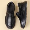 Sommer Business Casual Lederschuhe Herren Ledersandalen mit Aussparungen Herren Ein-Pedal Vielseitig Atmungsaktiv Papa Herrenschuhe