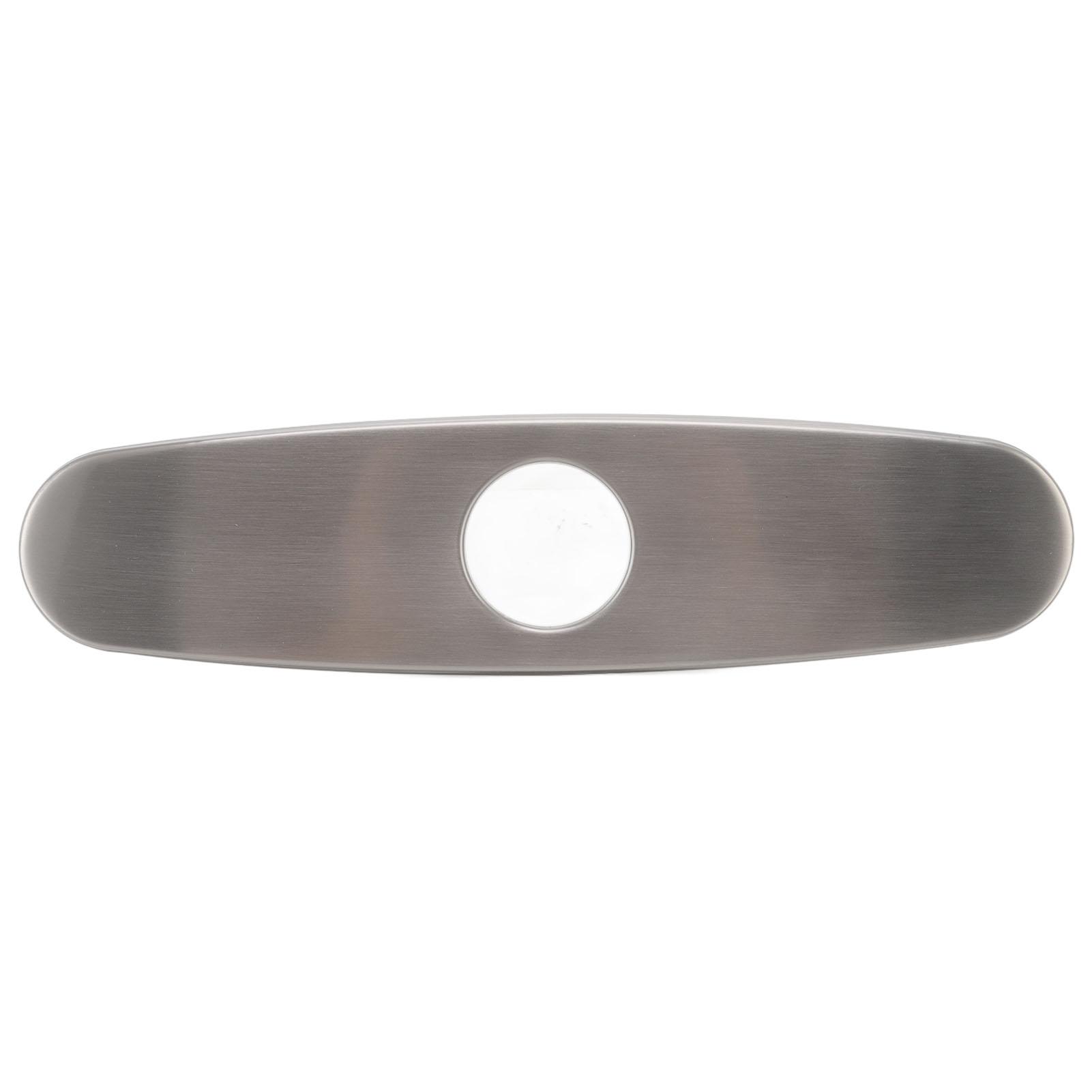 

Накладка на отверстие для смесителя раковины, Декоративная панель для кухонного смесителя, Матовая нержавеющая сталь 304, Накладка для раковины, Нижняя пластина