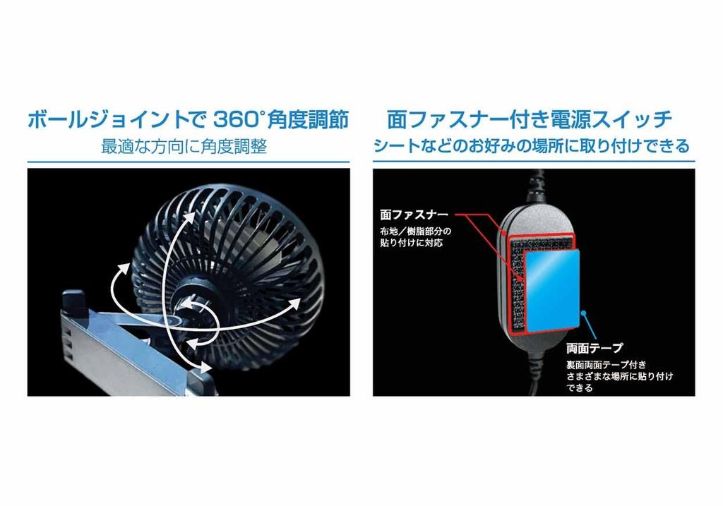 Kashimura USB Fan with Product Headrest, Number KJ-191