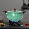 8L Mikro-Druckkochtopf Antihaft-Ton-Wok Multifunktions-Kochtopf für Suppe