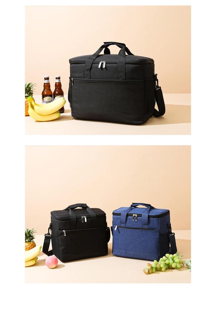 33L Insulated Picnic Bag: Waterproof, Thickened Aluminum Foil, Single Shoulder Crossbody, Outdoor Lunch Carrier