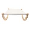 Wooden Cat Hammock Foldable Antislip Easy To Assemble Elevated Pet Hammock Bed Furniture for Indoor