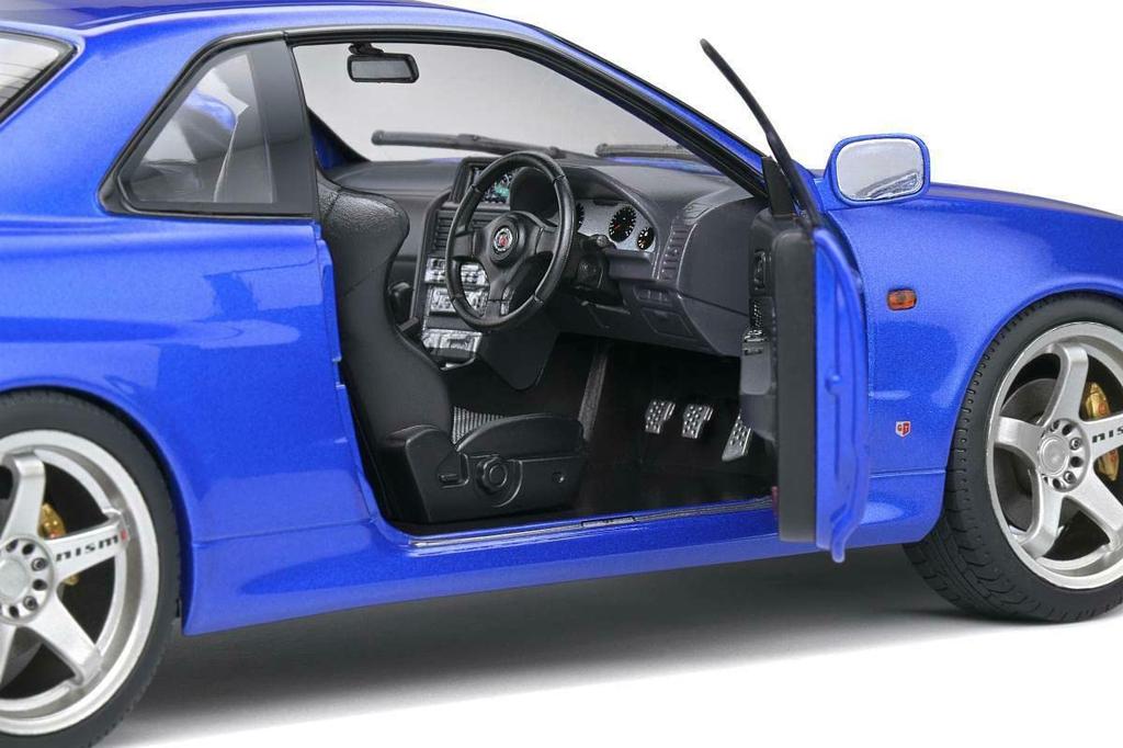 Solido Scale Nissan Skyline R34 1999 Nismo Bayside Blue 1/18 GT-R (S1804306)