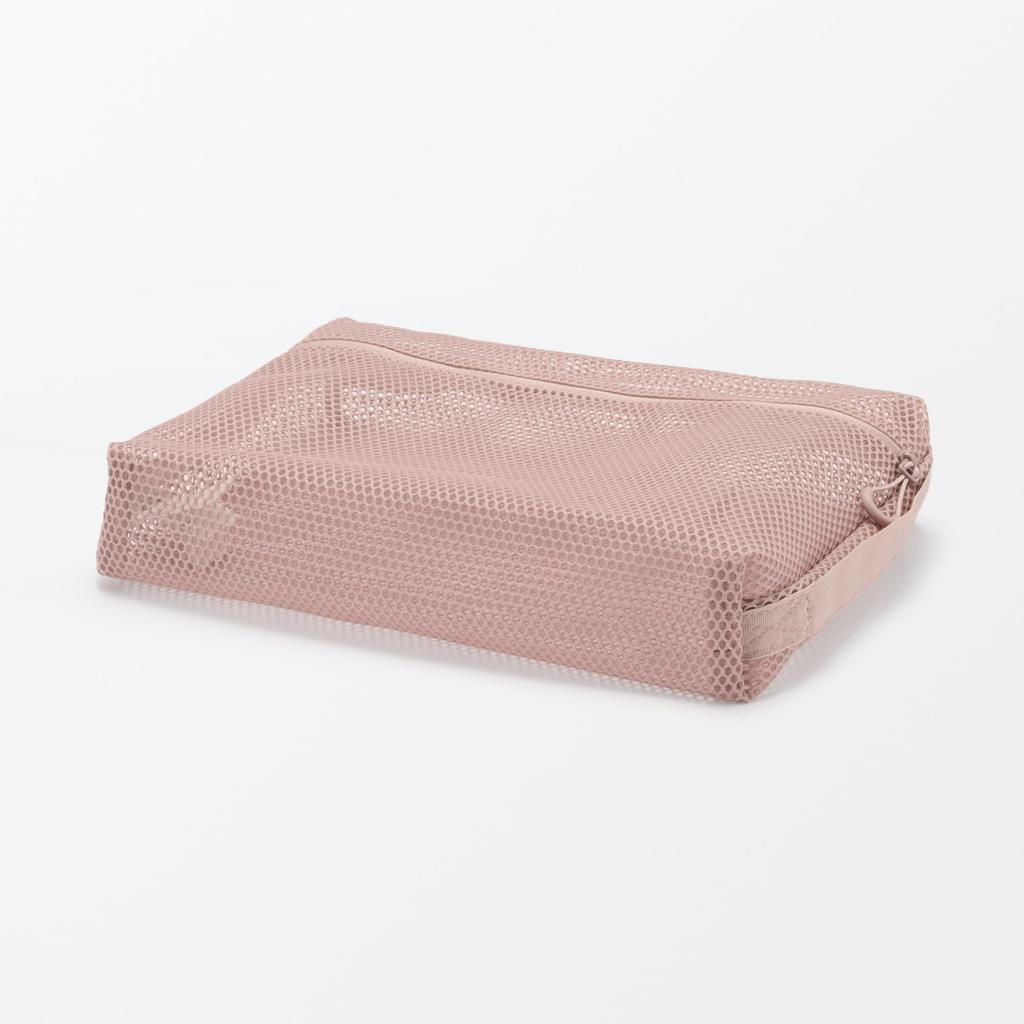 Muji 3D Mesh Case Pink L 21×27×5cm 84730337