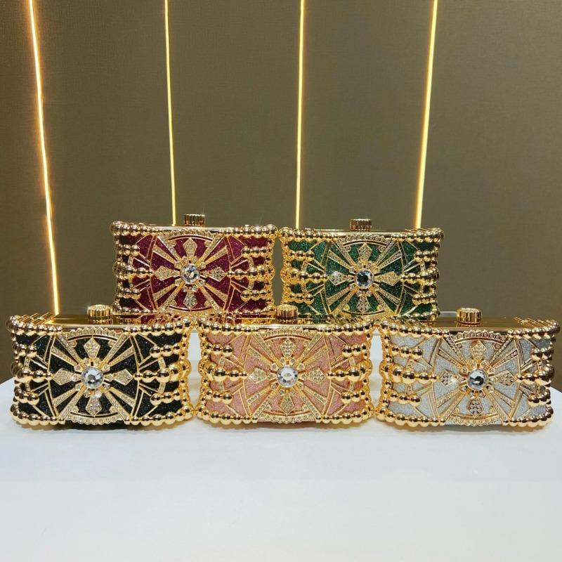 Handbag Evening Bag Luxury Minimalist Crystal Handbag Fashion Chain Strap Crossbody Bag