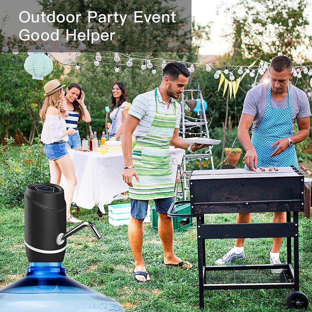 Water Pump Electric Drinking Portable Water Dispenser Universal USB Charging Water Bottle Pump For 2-5 Gallon