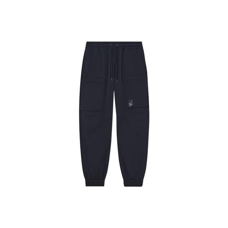 Li Ning Li Ning X Jackie Chan Knitted Sweatpants Men s Charcoal Black AKXT179-2 M