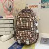 Schoolbag high-value backpack college student cute cartoon printed schoolbag junior high school student sweet large-capacity versatile backpack