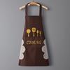 Kitchen Household Cooking Apron Men Women Oil-Proof Waterproof Fashion Coffee Overalls Apron Kitchen Accessorie Sleeveless Apron