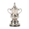 Mini Jogo de Futebol Troféu Modelo Taça Alta Simulação Metal Troféu Liga de Futebol Ornamentos Decoração