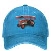 Cappellino da Baseball Lavato con Logo Agricolo Trattore Massey Ferguson Stile Street Hip Hop Cappellini da Papà Estivo Unisex Unisex Snapback da Palestra