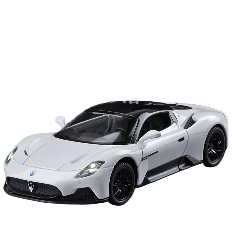

1/32 Maserati MC20 Supercar Alloy Car Toy Car Metal Collection Model Car Sound and Light Toys для детей белый