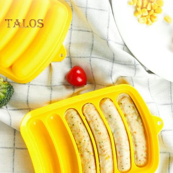 Sausage Mold Easy To Release DIY Reusable Durable Hot Dog Mold with Cover Kitchen Supplies