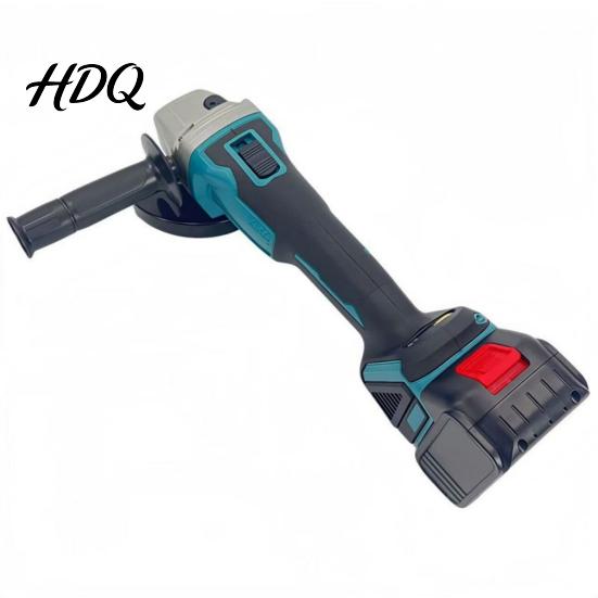 Cordless Angle Grinder Lithium Brushless Grinder Adjustable Speed High Torque Electric Tool 950W 8000RPM Steel Cutting Power Tool with Auxiliary