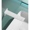New Arrival Bathroom Basin Faucet Brass In-wall White Big Plate Single Lever Hot and Cold Basin Faucet Gray Gold