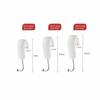 7pcs Set High Quality Rotatable S Hooks Stainless Steel Heavy Duty Pipe Clip Hooks Hanging Rack Hooks Clothes Hanging