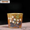 150ml Yixing Purple Clay Pine Bamboo Plum Blossom Teacup Ancient Tea Bowl Mug Tea-tasting Smelling Cup Chazhan Master Cups Craft