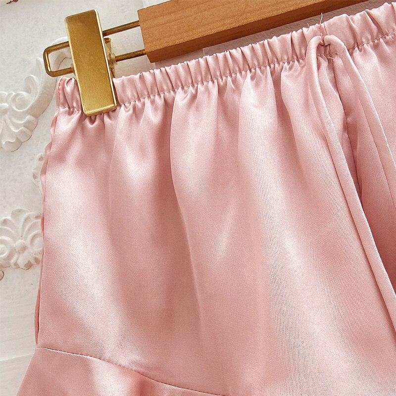 Комплект из четырех предметов из ледяного шелка — фото 3