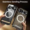 For Google Pixel 9 Pro Magnetic Case Metal Frame Matte Phone Cover
