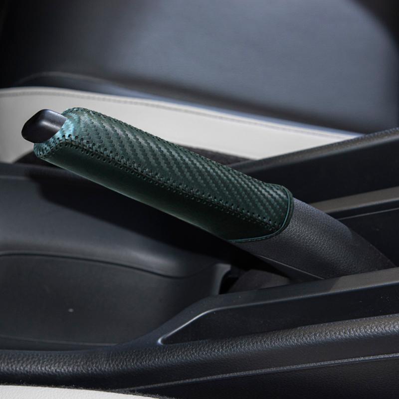 Skórzane przekładnie samochodowe osłona hamulca ręcznego dla Honda Civic Fit XRV Honda Accord CRV Inspire HR-V Crider Auto przekładnie hamulca ręcznego