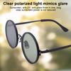 Nastavitelné kulaté sluneční brýle Kovový rám Protiskluzové UV ochrana Polarizované brýle Pánské Dámské Venkovní Pláž Rybaření Řízení Cyklistika Brýle Oční optika