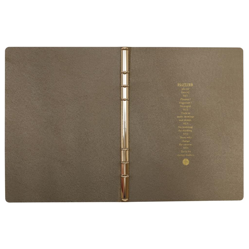 PLT Shrink Ring Leather A5 GY 6-Hole