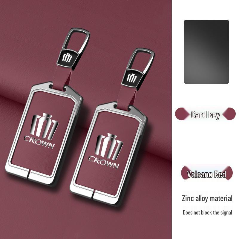 Crown Card Key Cover: Metal Accessories & Keychain for 12/13/14 Gen