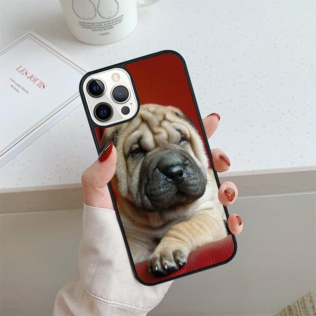 Shar pei dog English Springer spaniel Mum mummy Phone Case For iPhone 17 Air 13 12 14 15 16 Cover For Apple Pro Max 7