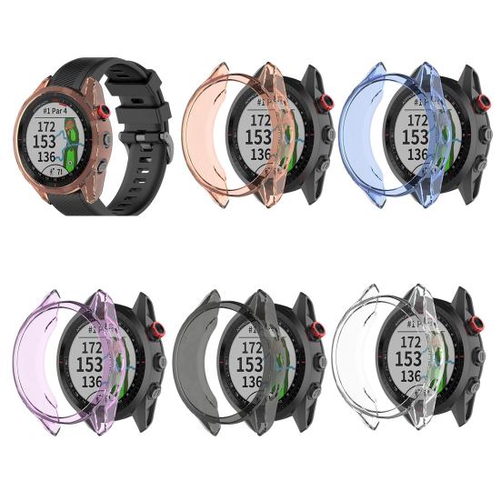 Protective Shell Clear Anti-scratch TPU Watch Case Cover Protector for Garmin Approach S62