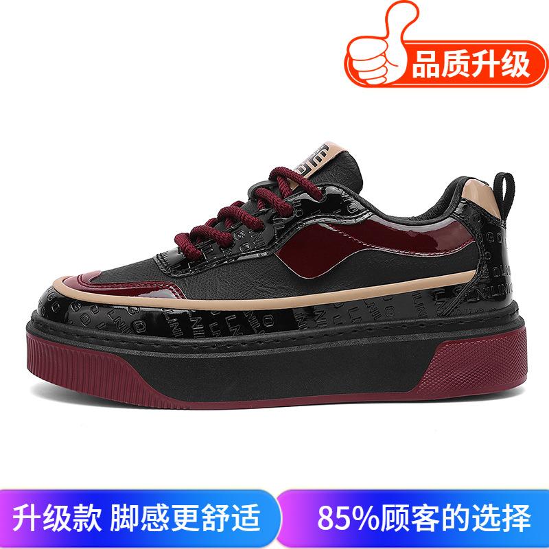 Men's shoes 2025 summer new retro classic heightening platform shoes youth handsome youth versatile casual shoes