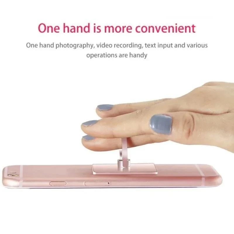 Finger Ring Mobile Phone Smartphone Stand Holder Cell Smart Phone Ring Transparent Holder Socket Stand
