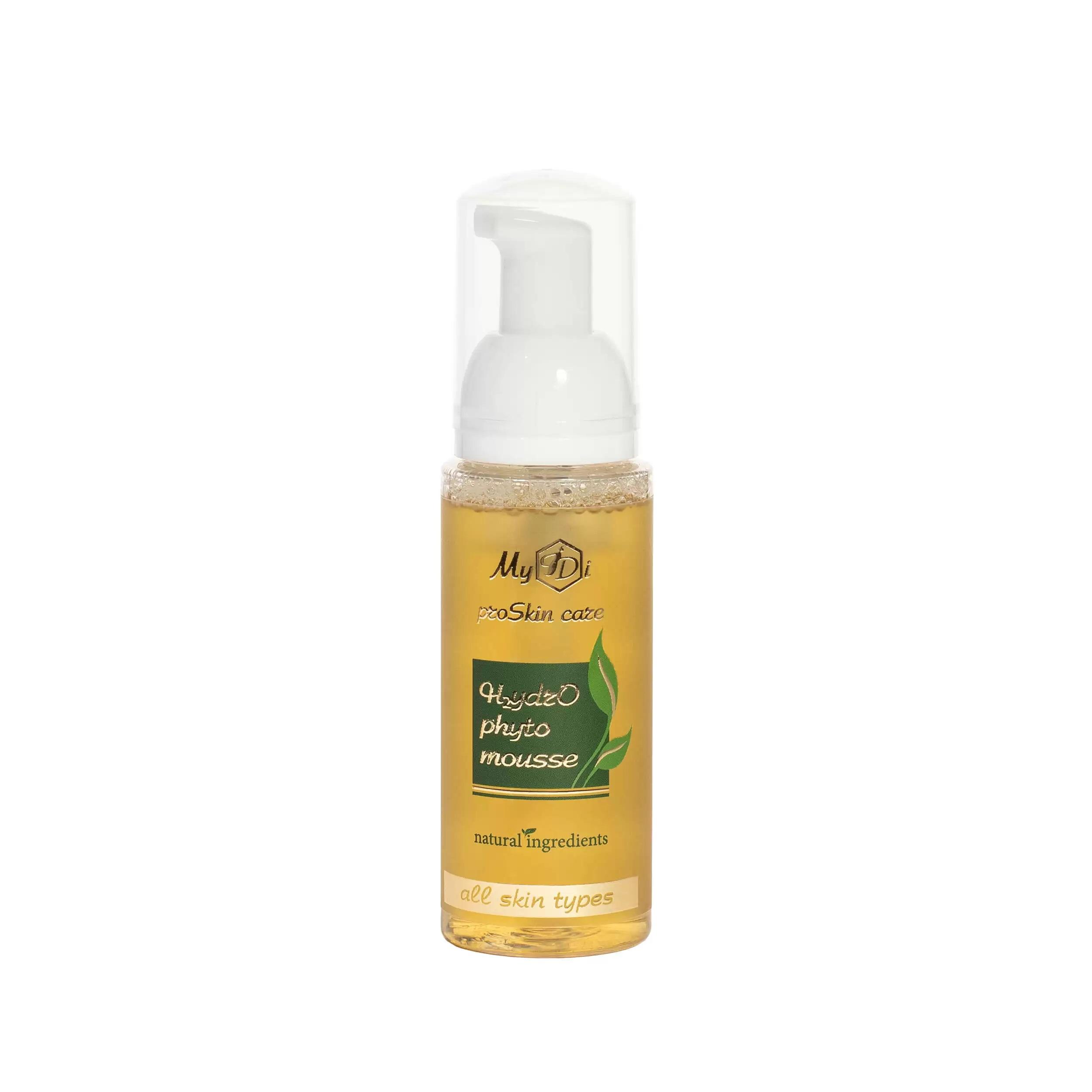 

Очищаючий зволожуючий мус для всіх типів шкіри H2ydrO phyto mousse (мініатюра) MyIDi 80 мл