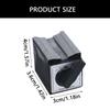4 Port Magnetic Mounting Platform Strong Strength Steel Base Lightweight Designs for Precisions Instrument Positioning