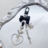 Butterfly Heart Phone Lanyard Beaded Keyring Colorful Keychain Pendant Stylish Ornament Backpack Jewelry for Women