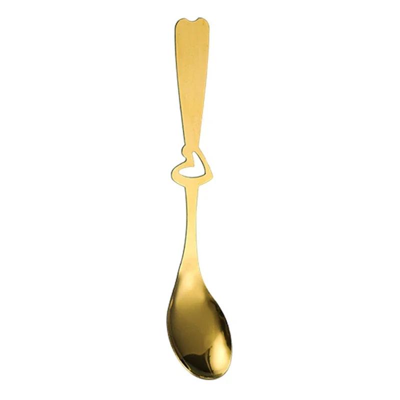 

Stainless Steel Coffee Scoop Hollow Heart Smile Face Design Ice Cream Spoon Wedding Souvenir Spoon Gifts for Home Kitchen Kids