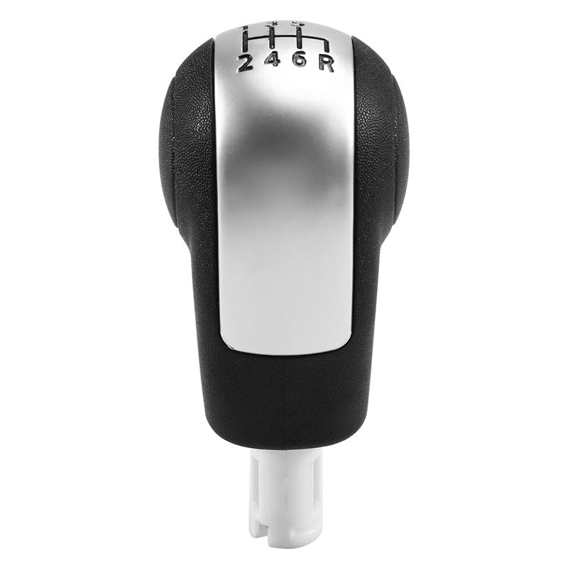 Car Gearshift Lever Handle Shift Knob Gearshift Head Handball LR001199 For Land Rover Freelander 2 L359 2006-2015 Silver  Black A