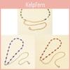 Elegante Kristall-Grün-Edelstein-Mädchen-Hüftkette Mit Goldener Metallkette Als Kleid-Accessoire