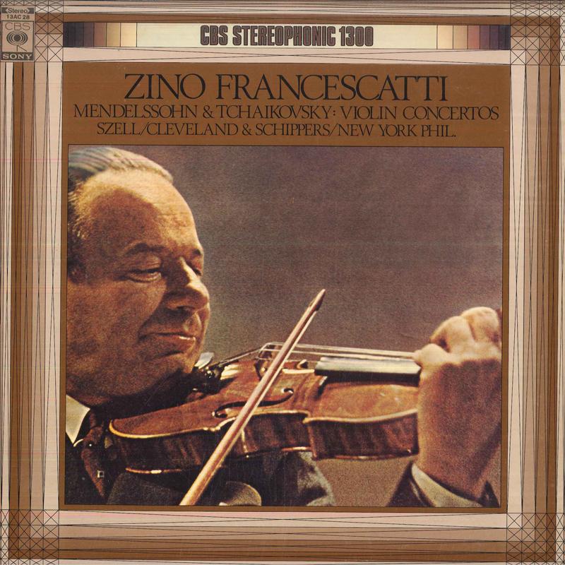 LP Record ZINO FRANCESCATTI, GEORGE SZELL, CL - Mendelssohn Violin Concerto In E Mi 13AC28PROMO CBS Japan Classical Used