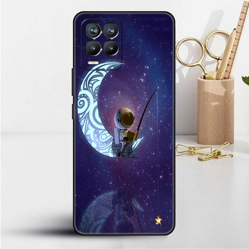 Hülle für Realme 8 C21y GT Neo 2 3 8i C21 7 C11 6 C12 C35 C3 GT 9 Pro C12 Master Funda Handyhülle Astronaut Universum