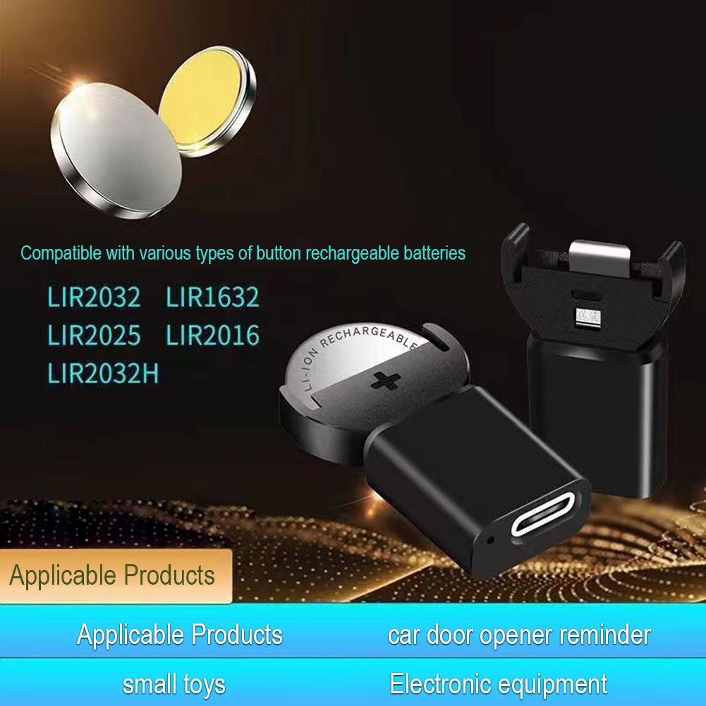 ABS LIR Lithium Coin Charger Type C Devices Lithium Coin Charger