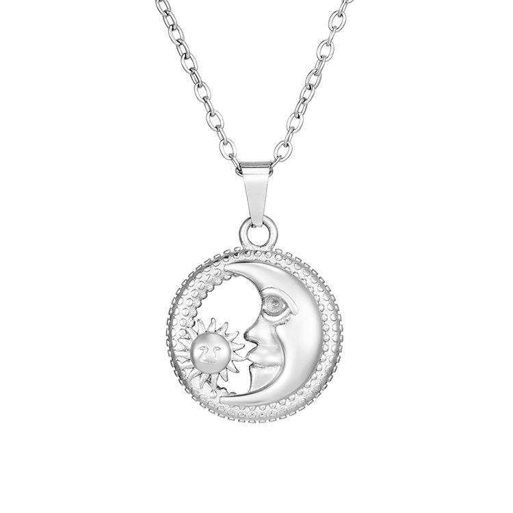 

Трансграничные европейские и американские интернет-знаменитости, мода, популярное женское ожерелье с подвеской из 18-каратного золота и нержавеющей стали, популярные ювелирные изделия в виде ожерелья