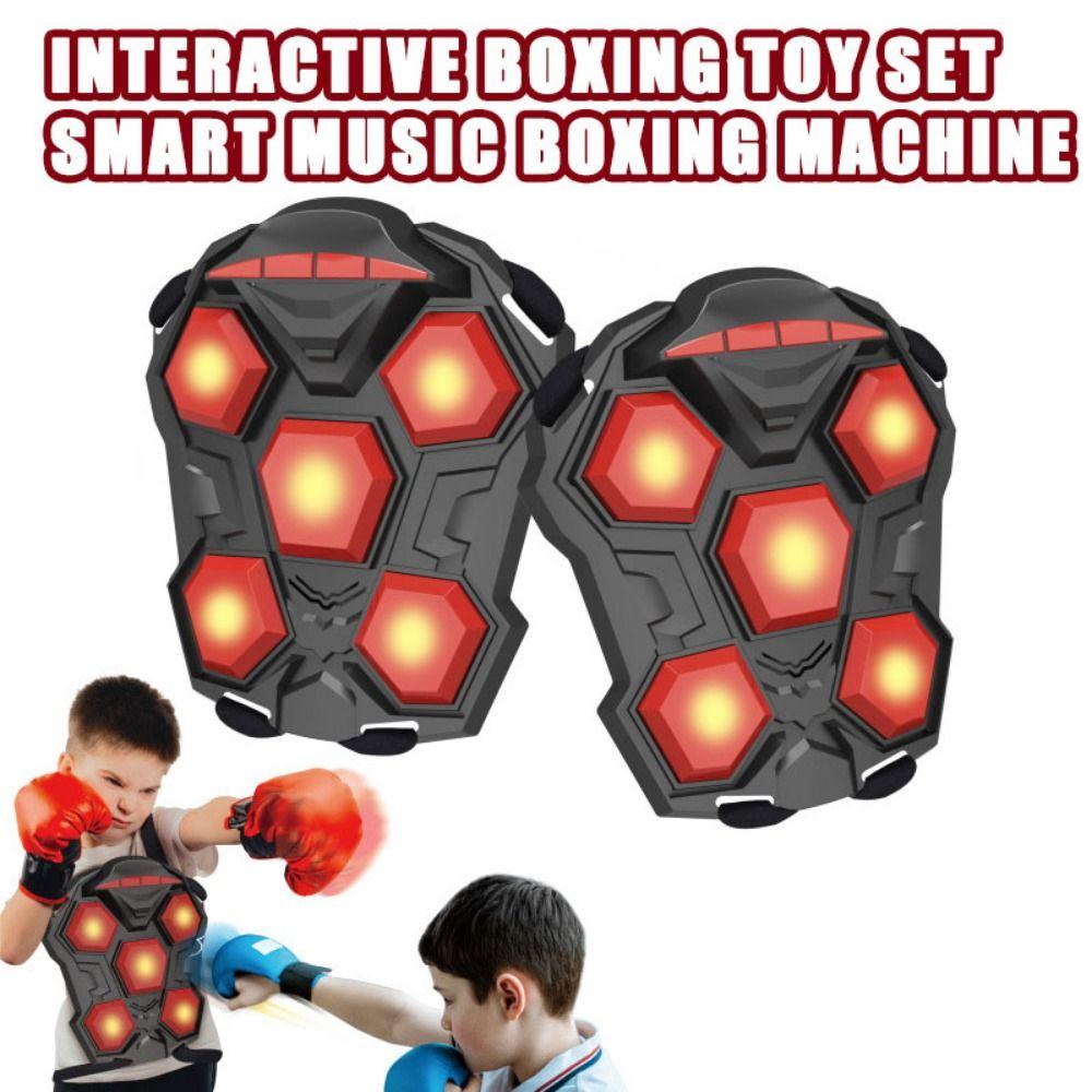 Portable Interactive Boxing Toy Set Creative Smart Music Boxing Machine  Boxing Training Equipment