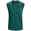 Mens Project Rock Graphic Print Hooded Sleeveless Hoodie