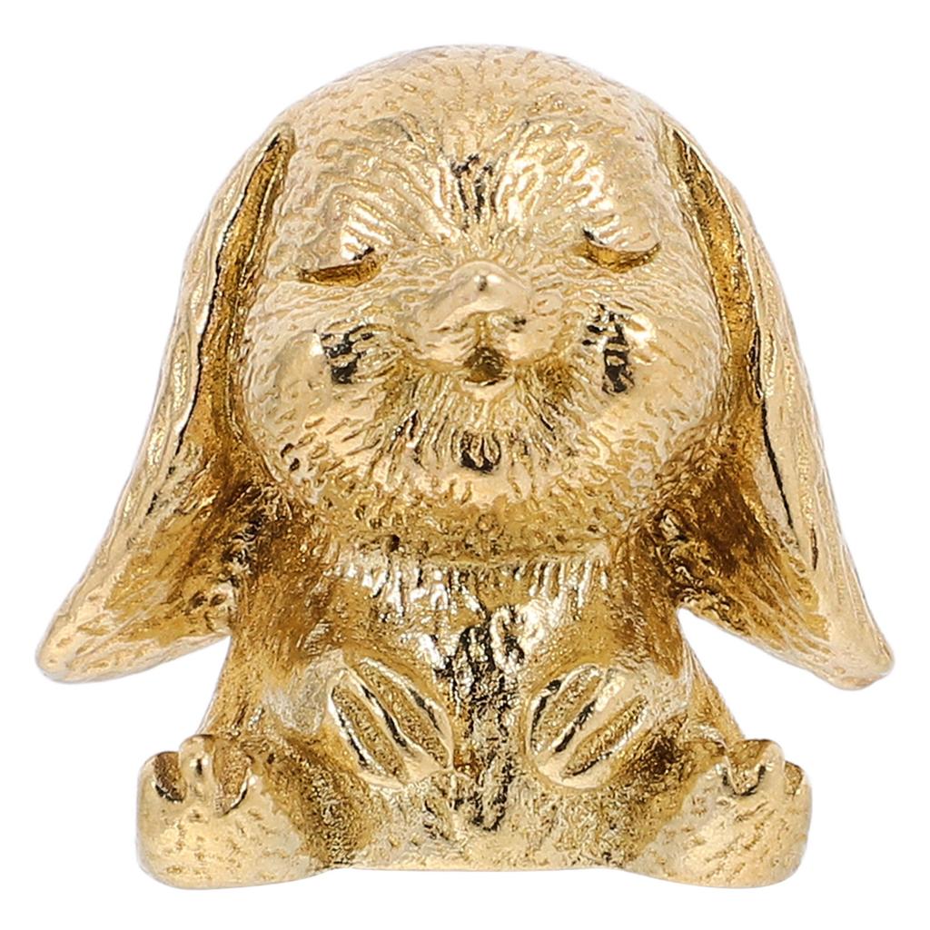 Brass Rabbit Knob Drooping Ear Design Drawer Pull Handle for Kitchen Cabinets Dresser Wardrobe Cupboard Decorative Cabinet