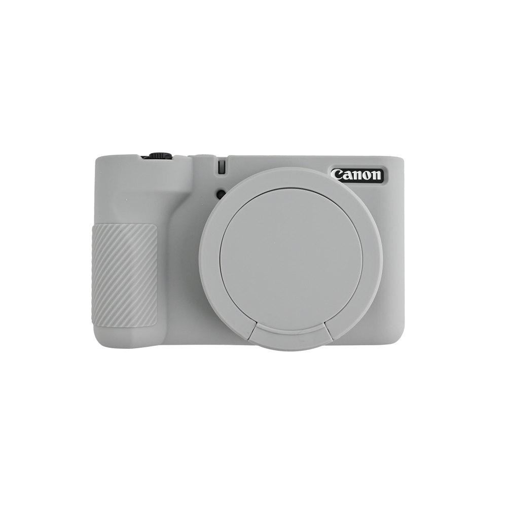V1 Kamera Weiche Silikonhülle für Canon PowerShot V1 Armor Gummiabdeckung Skin Mit Objektivdeckel