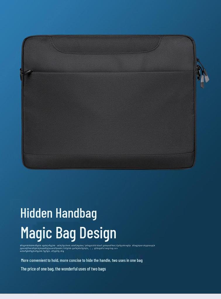Shockproof Airbag Laptop Bag – Large Capacity Handheld & Crossbody Business Briefcase with Custom Logo